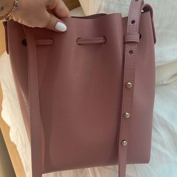 Blush Mansur Gavriel bucket bag - Picture 4 of 6
